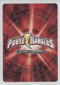 2013 Saban's Power Rangers - Action Card Game Red Sentinel Ranger #4-033 - Image 2