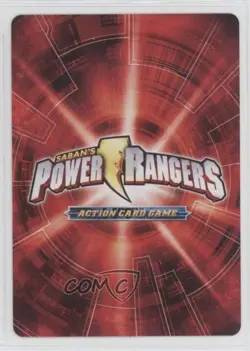2013 Saban's Power Rangers - Action Card Game Red Samurai Ranger (Lauren) #4-013 - Image 2
