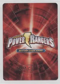 2013 Saban's Power Rangers - Action Card Game Red Wild Force Ranger #4-068 - Image 2