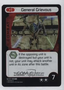 2007 Star Wars: Pocket Model Trading Card Game Ground Assault General Grievous - Image 1