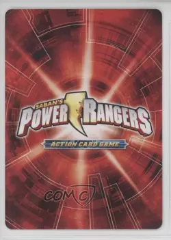 2013 Saban's Power Rangers - Action Card Game Red Overdrive Ranger #4-031 - Image 2