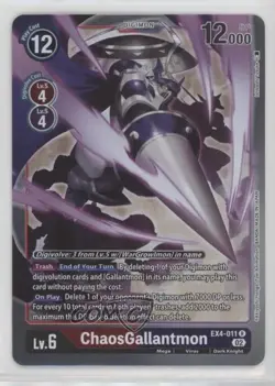 2023 Digimon Card Game - Alternative Being Rare ChaosGallantmon #EX04-011 - Image 1