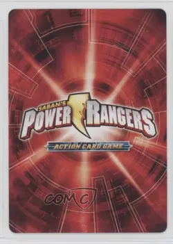 2013 Saban's Power Rangers - Action Card Game Blue Megaforce Ranger #1-010 - Image 2