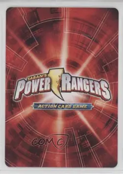 2013 Saban's Power Rangers - Action Card Game Red Super Samurai Ranger #4-011 - Image 2