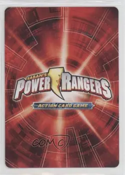 2013 Saban's Power Rangers - Action Card Game Red Time Force Ranger #4-073 - Image 2