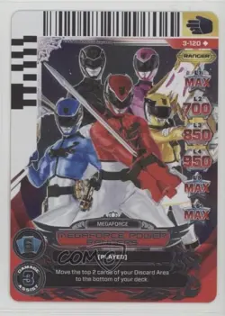 2013 Saban's Power Rangers - Action Card Game Megaforce Power Rangers #3-120 - Image 1