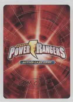 2013 Saban's Power Rangers - Action Card Game Red Alien Ranger & Zeo #4-104 - Image 2