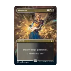 WOTC MtG Modern Horizons 2 Vindicate (Borderless) (R) NM - Image 1