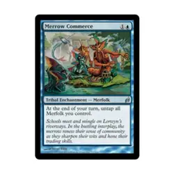 WOTC MtG Lorwyn Merrow Commerce (U) EX - Image 1