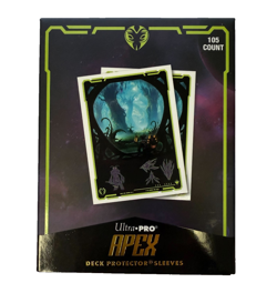 MTG Edge of Eternities 105ct Apex Deck Protector sleeves Green Mythic - Image 1