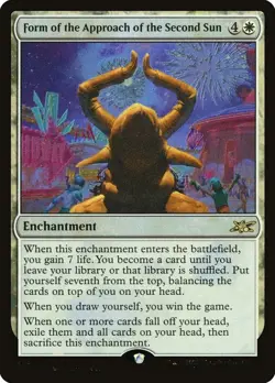 MTG Form of the Approach of the Second Sun - Unfinity (UNF) Galaxy FOIL NM #295 - Image 1