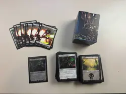 MTG Warhammer 40k Necron Dynasties Commander Deck (Used/Sleeved) - Image 1