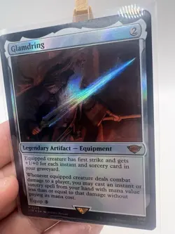 MTG LOTR Glamdring Foil 0239 The Lord of the Rings: Tales of Middle-Earth LP - Image 3