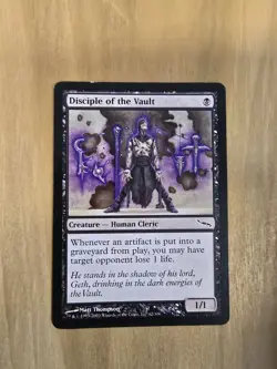 Disciple of the Vault - #062/306 (LP) Mirrodin MRD Magic MTG - Regular - Image 1