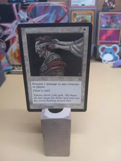 MTG Magic The Gathering Card Bandage Instant White Stronghold 1998 - Image 1