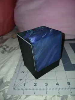 Hand Painted Mtg Deck Box - Cyclonic Rift inspired -One Of A Kind Artwork - Image 3