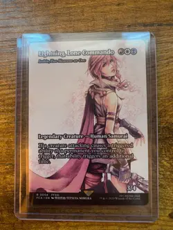 Lightning, Lone Commando MTG: Final Fantasy 54 Rare Near Mint Never Played, yet! - Image 1
