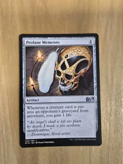 Profane Memento - #226/269 (NM) Core Set 2015 M15 Magic MTG - Regular - Image 1