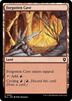 Forgotten Cave - Near Mint MTG Commander: Bloomburrow - Image 1