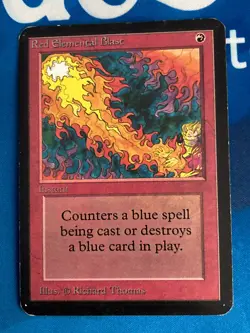 MTG Alpha Red Elemental Blast moderately played Magic the Gathering - Image 1