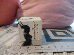 Hand Painted Mtg Deck Box - Phyrexia Sheoldred box -One Of A Kind Artwork - Image 1