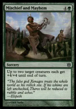 Mischief and Mayhem Born of the Gods MTG Magic the Gathering card - Image 1