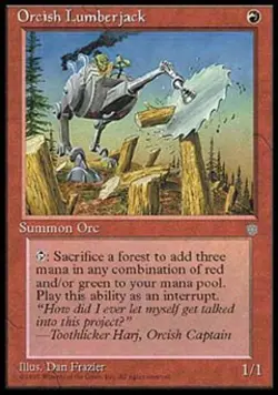 Orcish Lumberjack - Light Play MTG Ice Age - Image 1