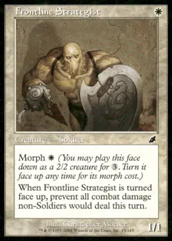 Frontline Strategist Scourge MTG Magic the Gathering card - Image 1