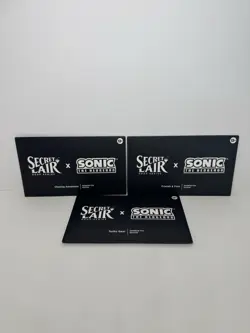 Lot Of 3 MTG Secret Lair x Sonic The Hedgehog: Complete Rainbow Foil Edition Set - Image 1