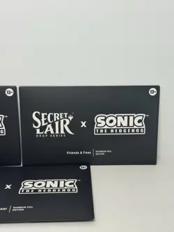 Lot Of 3 MTG Secret Lair x Sonic The Hedgehog: Complete Rainbow Foil Edition Set - Image 2
