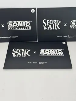 Lot Of 3 MTG Secret Lair x Sonic The Hedgehog: Complete Rainbow Foil Edition Set - Image 3