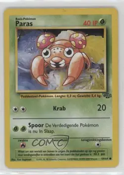 Paras Dutch Pokemon Jungle #59 1999 - Image 1