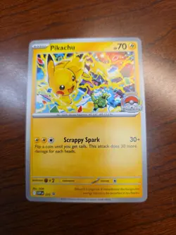 Pikachu 225 World Championship 2025 Promo Pokemon Card Near Mint - Image 1