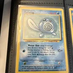 Pokemon Base Set Poliwrath 13/102, Poliwhirl 38/102, Poliwag 59/102 - Image 3