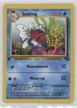 Seaking Dutch 1st Ed. Pokemon Jungle #46 1999 - Image 1