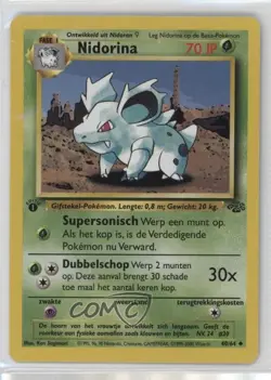 Nidorina Dutch 1st Ed. Pokemon Jungle #40 1999 - Image 1