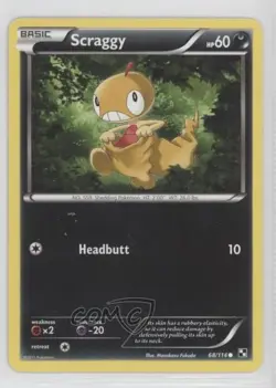 Scraggy Pokemon Black & White Base Set #68 - Image 1