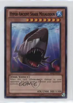 Hyper-Ancient Shark Megalodon 1st Ed. YuGiOh Battle Pack 2: War of the Giants - Image 1