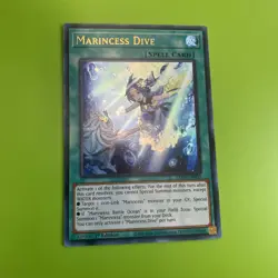 Yugioh Card Mariness Dive 1st Ed Led9-En035 More In Store - Image 1