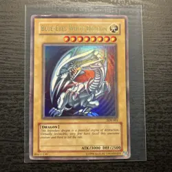 🔥 YUGIOH • BLUE EYES WHITE DRAGON • ULTRA RARE • SDK-001 • UNLIMITED • MP - Image 1