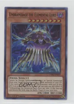 Umbramirage the Elemental Lord 1st Ed. YuGiOh Cybernetic Horizon #CYHO-EN019 - Image 1