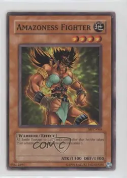 Amazoness Fighter Unlimited YuGiOh Magician's Force #MFC-060 2003 - Image 1