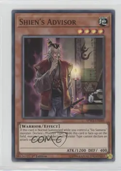 Shien's Advisor 1st Ed. YuGiOh Spirit Warriors #SPWA-EN046 - Image 1