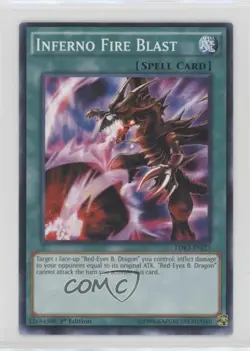 Inferno Fire Blast 1st Ed. YuGiOh Legendary Decks II - Collector's Set - Image 1