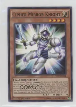 Cipher Mirror Knight 1st Ed. YuGiOh Invasion: Vengeance #INOV-EN011 - Image 1