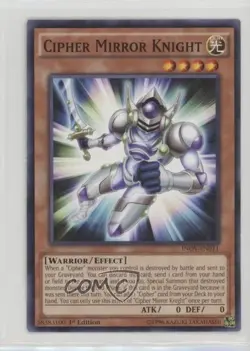Cipher Mirror Knight 1st Ed. YuGiOh Invasion: Vengeance #INOV-EN011 - Image 1