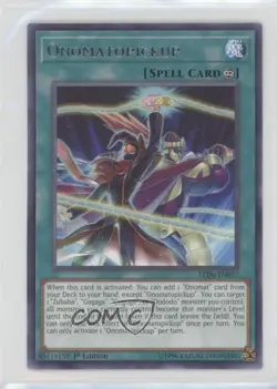 Onomatopickup (R) 1st Ed. YuGiOh Legendary Duelists: Magical Hero #LED6-EN037 - Image 1