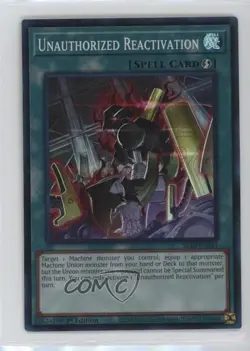 Unauthorized Reactivation 1st Ed. YuGiOh Mechanized Madness Structure Deck - Image 1