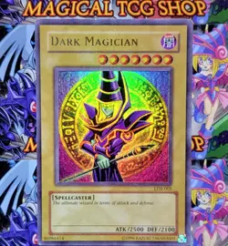 Yugioh Dark Magician LOB-005 Ultra Rare Original Print Konami 2002 PL - Image 1