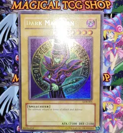 Yugioh Dark Magician LOB-005 Ultra Rare Original Print Konami 2002 PL - Image 3